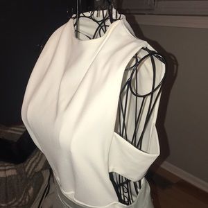Missguided White Cut Out Bodysuit